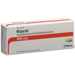 KLACID cpr pell 500 mg 30 pce