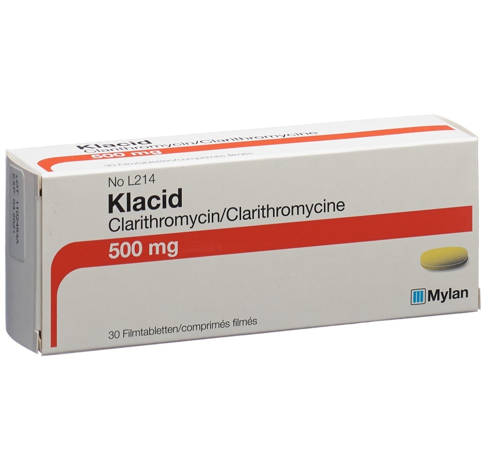 KLACID cpr pell 500 mg 30 pce