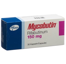 MYCOBUTIN caps 150 mg 30 pce