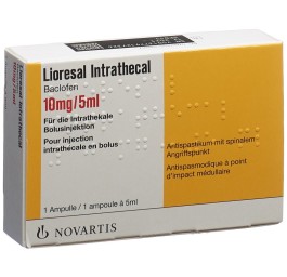 LIORESAL intrathécal sol inj 10 mg/5ml amp