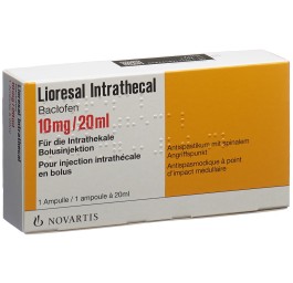 LIORESAL intrathécal sol inj 10 mg/20ml amp