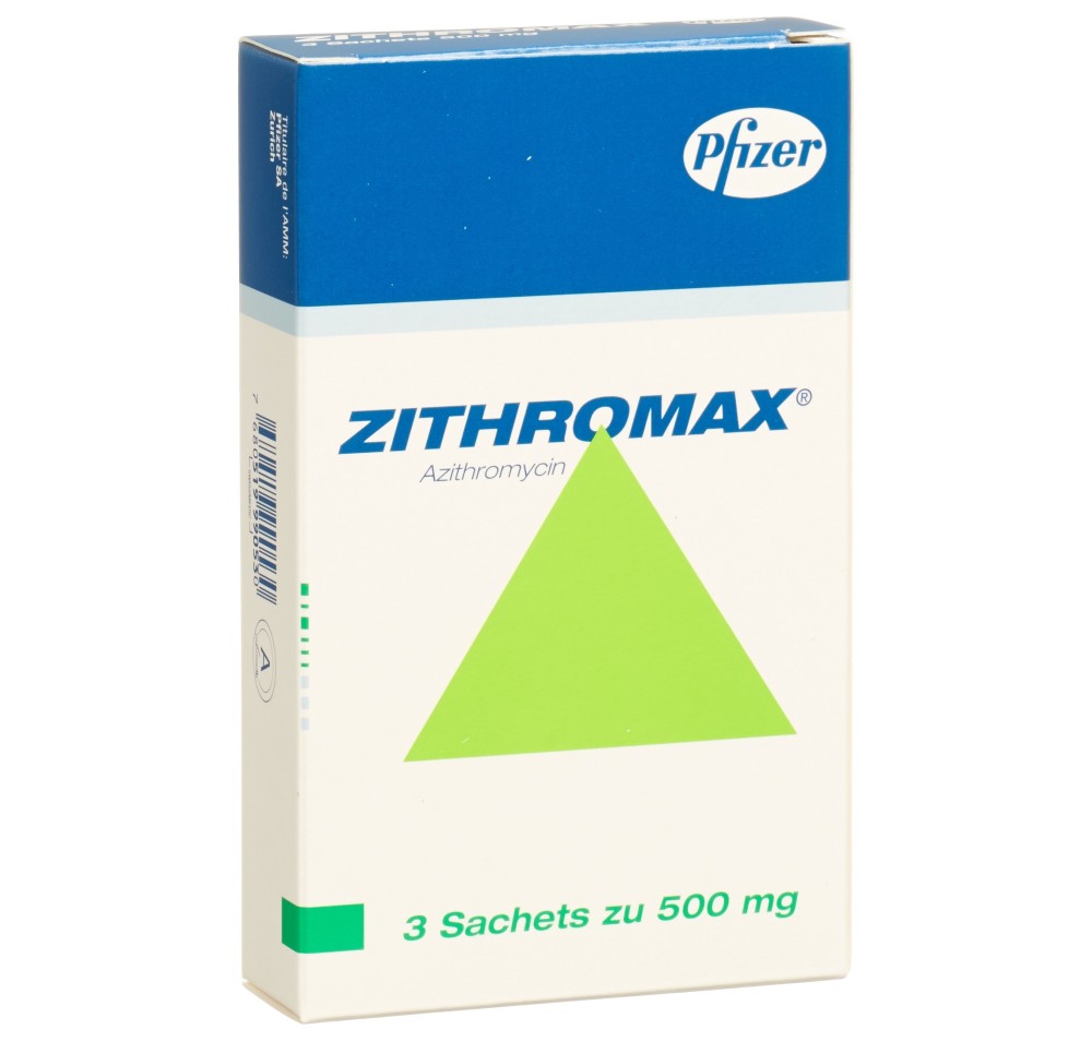 ZITHROMAX gran 500 mg sach 3 pce ZITHROMAX gran 500 mg sach 3 pce