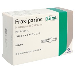 FRAXIPARINE 0.8 ml sol inj 10 ser pré 0.8 ml