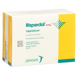 RISPERDAL cpr pell 4 mg 60 pce