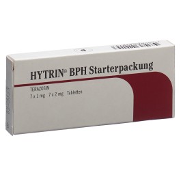 HYTRIN BPH emballage départ cpr 7x1mg 7x2mg 14 pce