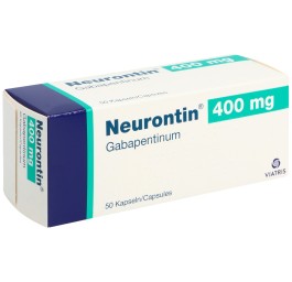 NEURONTIN caps 400 mg 50 pce