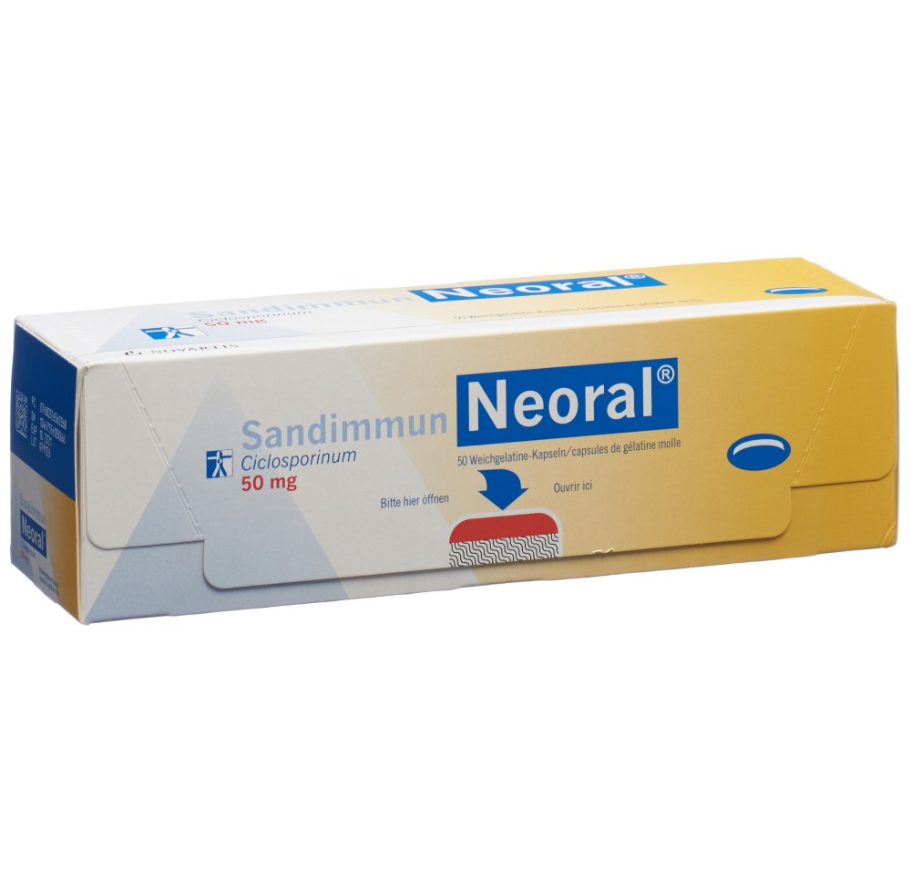 SANDIMMUN NEORAL caps 50 mg 50 pce SANDIMMUN NEORAL caps 50 mg 50 pce