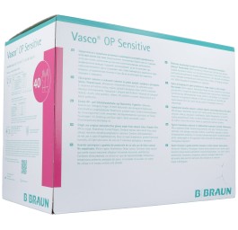 VASCO OP SENSITIVE gant Gr9.0 stérile lat 40 paire