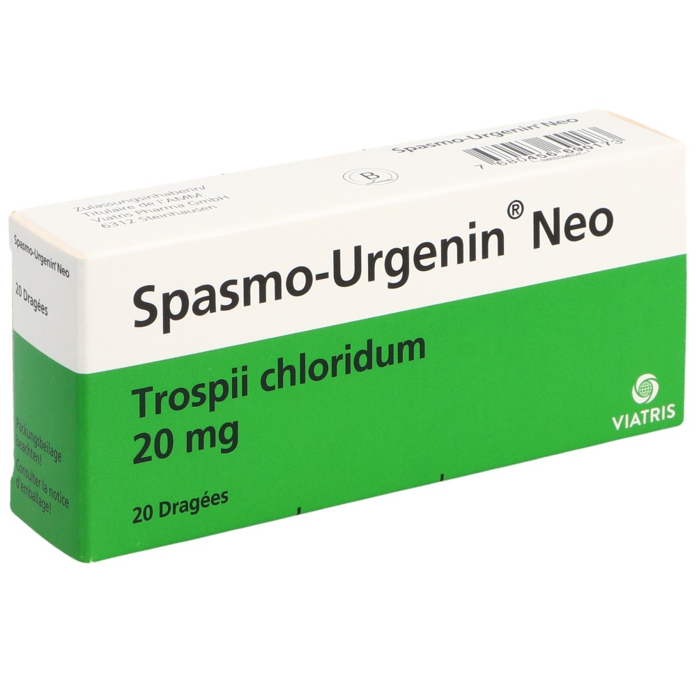 SPASMO-URGENINE Néo drag 20 pce SPASMO-URGENINE Néo drag 20 pce