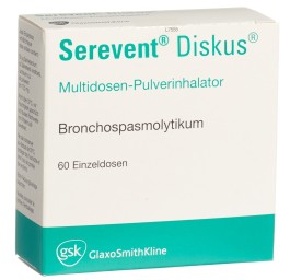 SEREVENT Diskus multidos pdr inh 50 mcg 60 dos