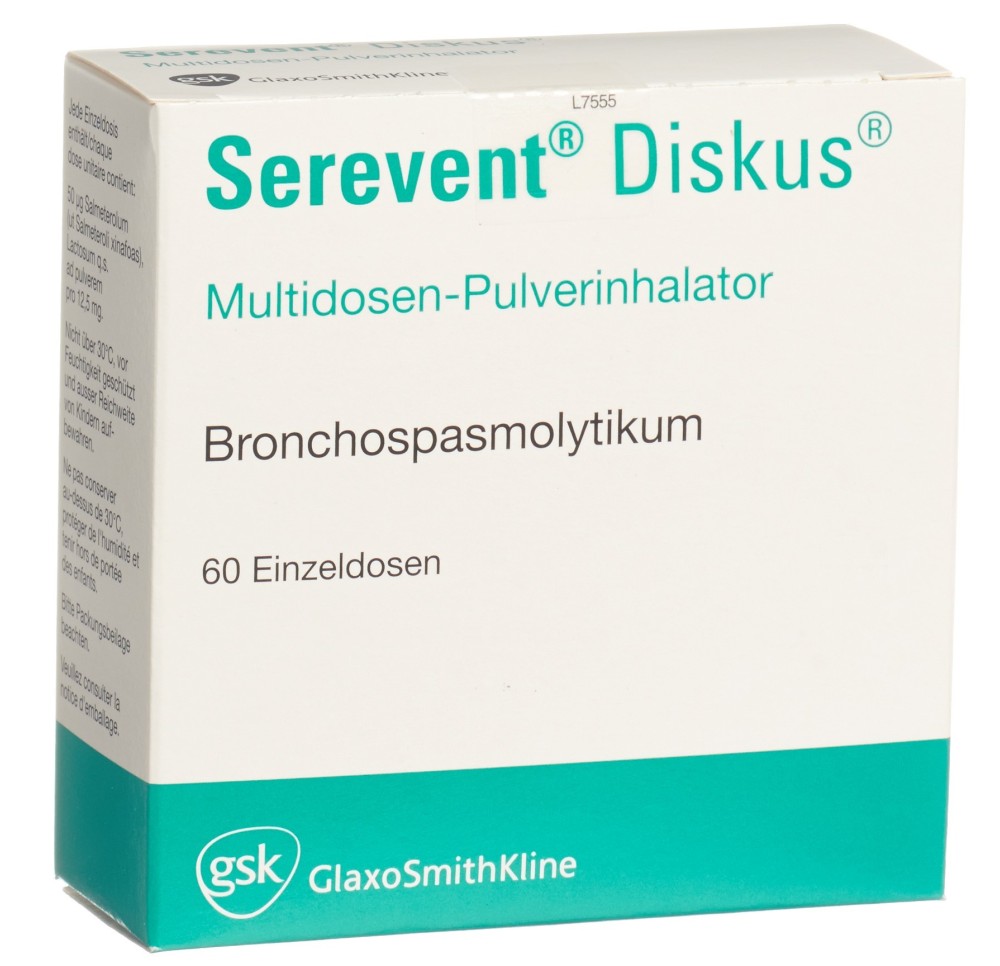 SEREVENT Diskus multidos pdr inh 50 mcg 60 dos SEREVENT Diskus multidos pdr inh 50 mcg 60 dos