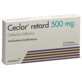 CECLOR retard cpr pell ret 500 mg 20 pce