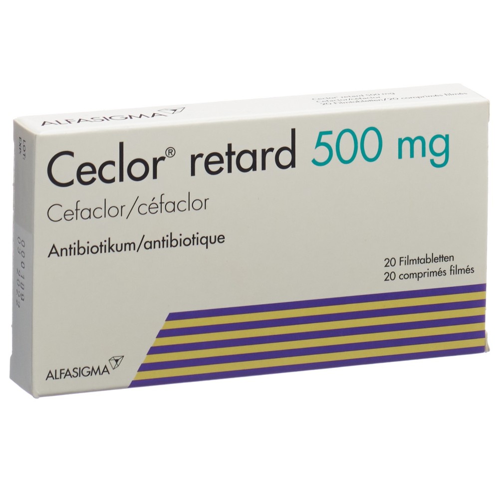 CECLOR retard cpr pell ret 500 mg 20 pce