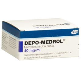 DEPO-MEDROL susp inj 40 mg/ml 25 flac 1 ml