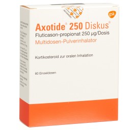 AXOTIDE Diskus multidose 250 mcg 60 dos