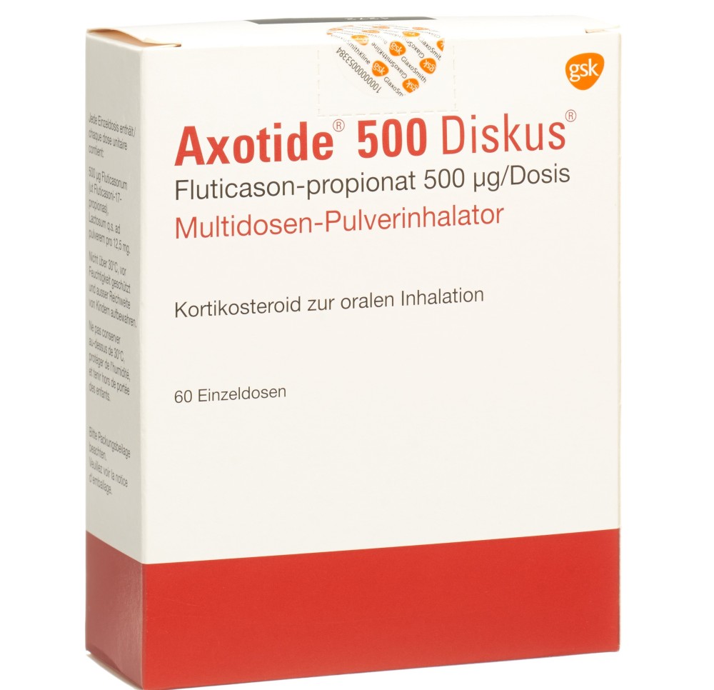 AXOTIDE Diskus multidose 500 mcg 60 dos AXOTIDE Diskus multidose 500 mcg 60 dos
