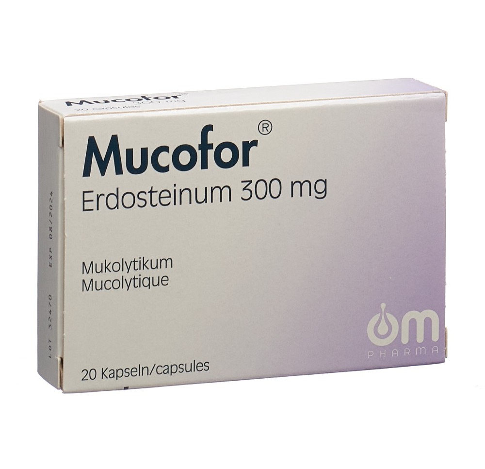 MUCOFOR caps 300 mg 20 pce MUCOFOR caps 300 mg 20 pce