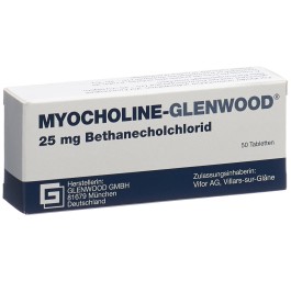 MYOCHOLINE Glenwood cpr 25 mg 50 pce
