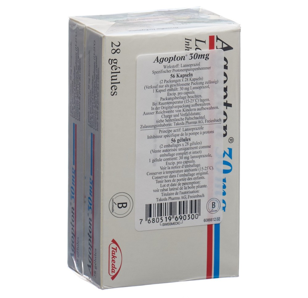 AGOPTON caps 30 mg 56 pce AGOPTON caps 30 mg 56 pce