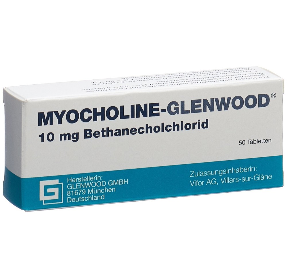 MYOCHOLINE Glenwood cpr 10 mg 50 pce MYOCHOLINE Glenwood cpr 10 mg 50 pce