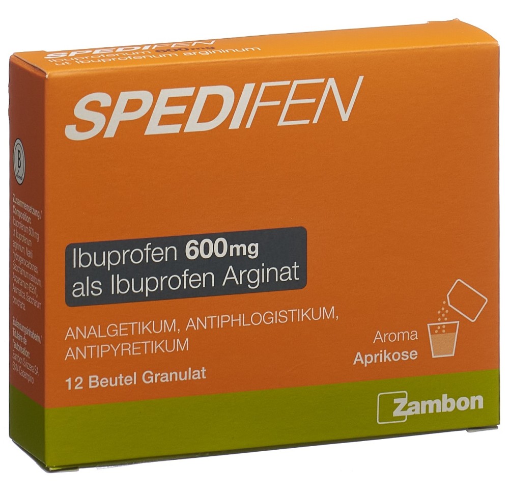 SPEDIFEN gran 600 mg sach 12 pce SPEDIFEN gran 600 mg sach 12 pce
