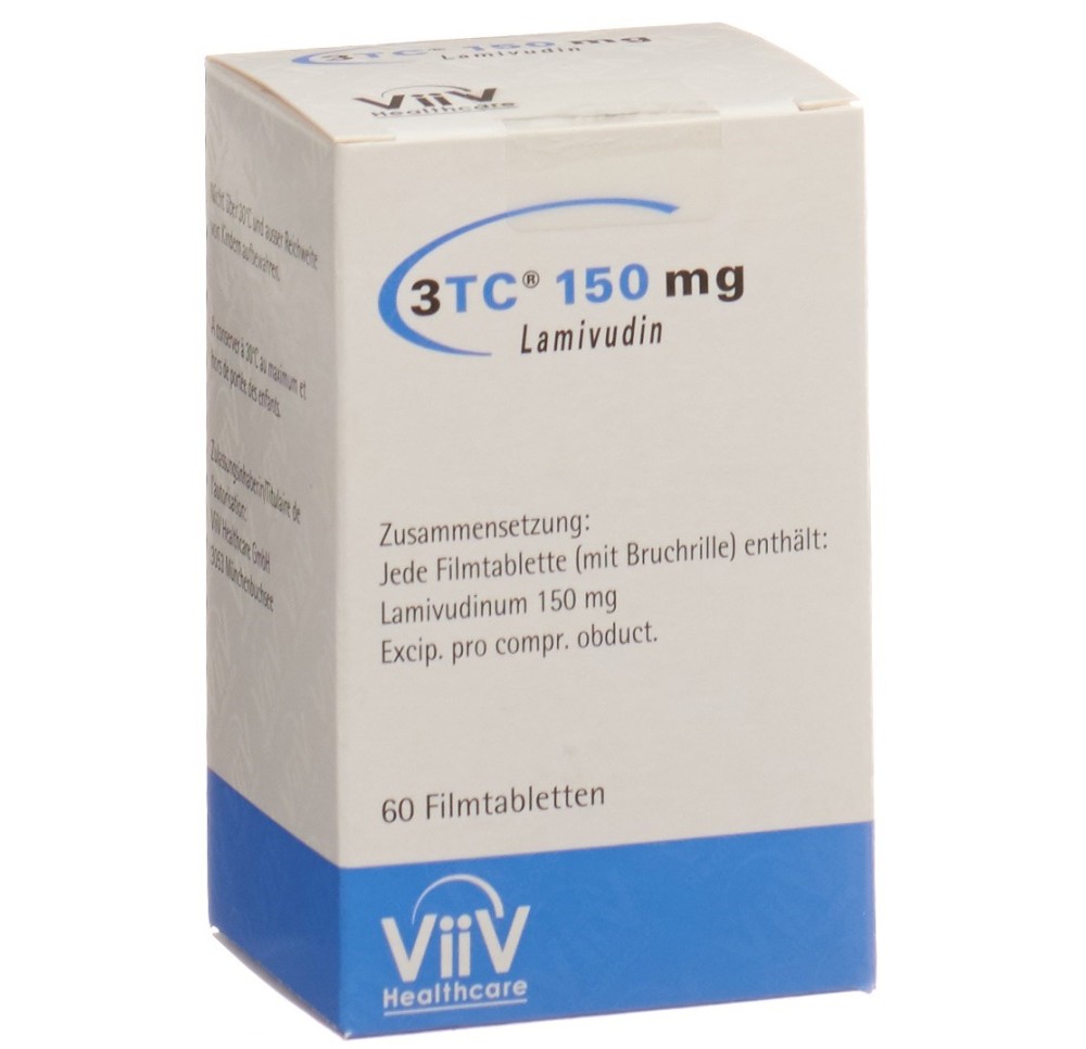 3TC cpr pell 150 mg bte 60 pce 3TC cpr pell 150 mg bte 60 pce