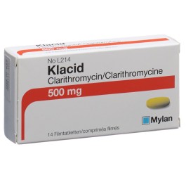 KLACID cpr pell 500 mg 14 pce