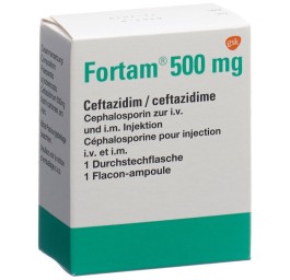 FORTAM subst sèche 500 mg flac