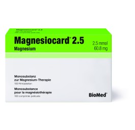 MAGNESIOCARD cpr pell 2.5 mmol 100 pce