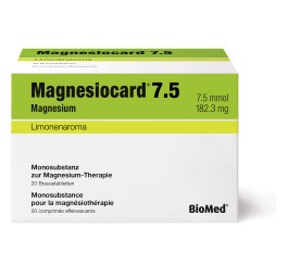 MAGNESIOCARD cpr eff 7.5 mmol sach 20 pce
