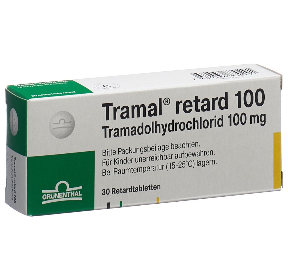 TRAMAL retard cpr ret 100 mg 30 pce TRAMAL retard cpr ret 100 mg 30 pce