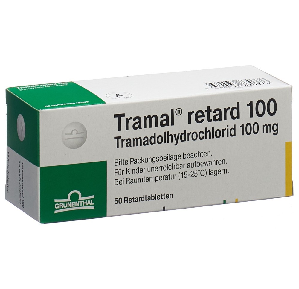 TRAMAL retard cpr ret 100 mg 50 pce