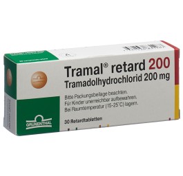 TRAMAL retard cpr ret 200 mg 30 pce