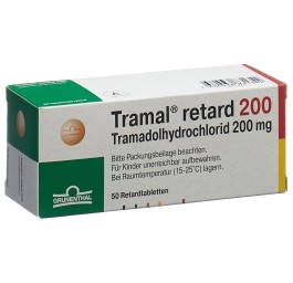 TRAMAL retard cpr ret 200 mg 50 pce