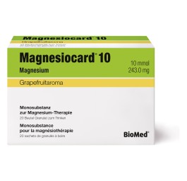 MAGNESIOCARD gran 10 mmol grapefr sach 20 pce