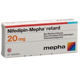 NIFEDIPIN Mepha cpr ret 20 mg 30 pce