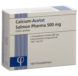 ACETATE DE CALCIUM Salmon Pharma 500 mg 100 pce