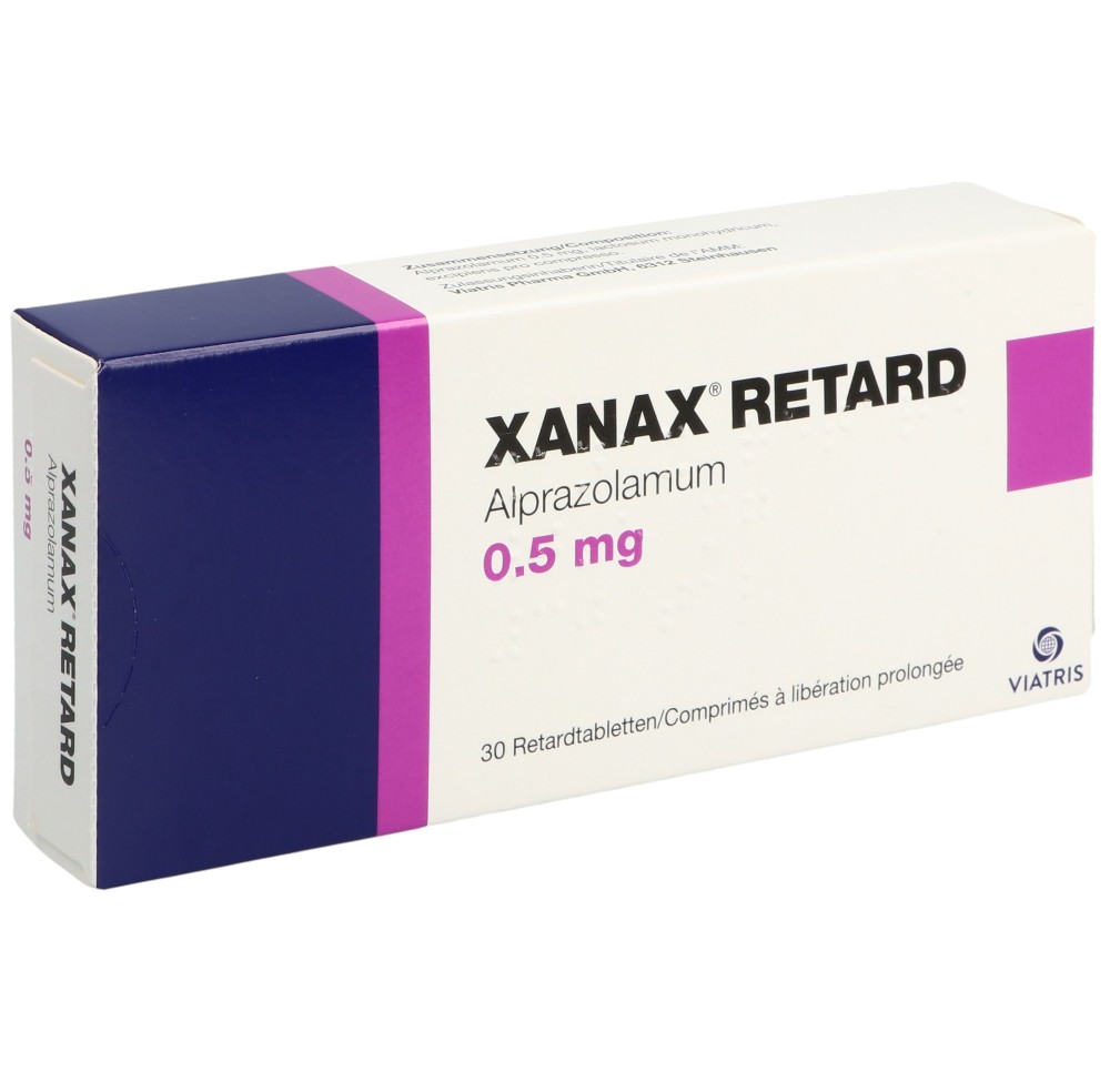 XANAX retard cpr ret 0.5 mg 30 pce XANAX retard cpr ret 0.5 mg 30 pce