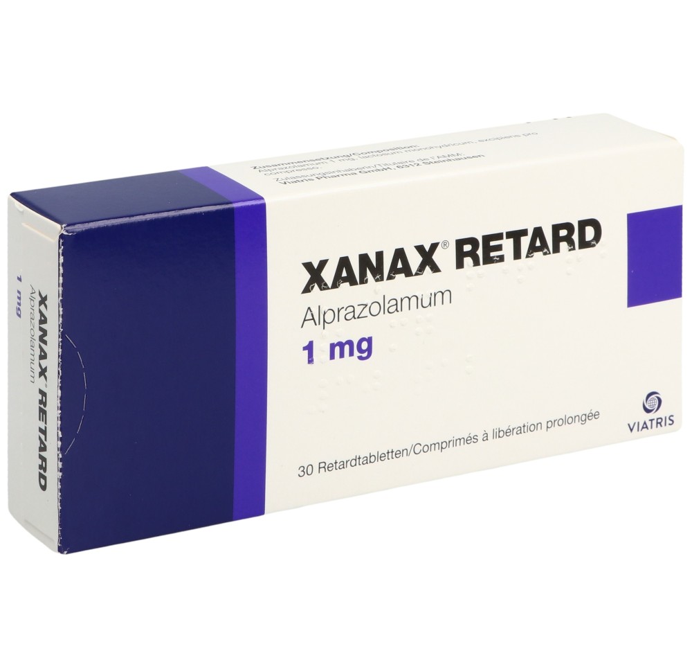 XANAX retard cpr ret 1 mg 30 pce XANAX retard cpr ret 1 mg 30 pce
