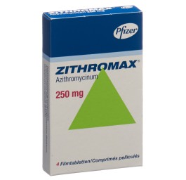 ZITHROMAX cpr pell 250 mg 4 pce
