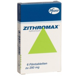ZITHROMAX cpr pell 250 mg 6 pce