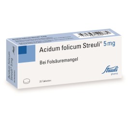 ACIDUM FOLICUM Streuli cpr 5 mg 20 pce