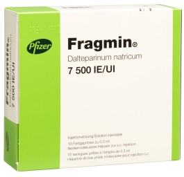 FRAGMIN sol inj 7500 UI/0.3ml 10 ser pré 0.3 ml
