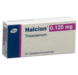 HALCION cpr 0.125 mg 30 pce