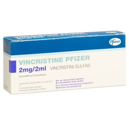 VINCRISTINE Pfizer 2 mg/2ml 5 flac 2 ml