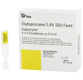OXYBUPROCAINE gtt opht 0.4 % 20 monodos 0.4 ml