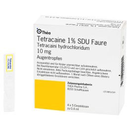 TETRACAINE SDU Faure 1 % 20 monodos 0.4 ml