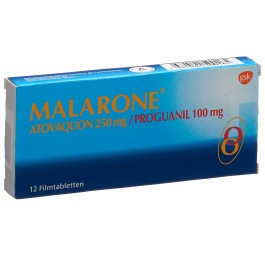 MALARONE cpr pell 250/100 mg 12 pce
