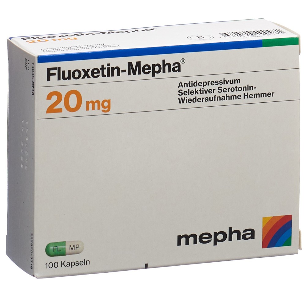 FLUOXETIN Mepha caps 20 mg 100 pce
