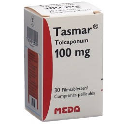 TASMAR cpr pell 100 mg fl 30 pce
